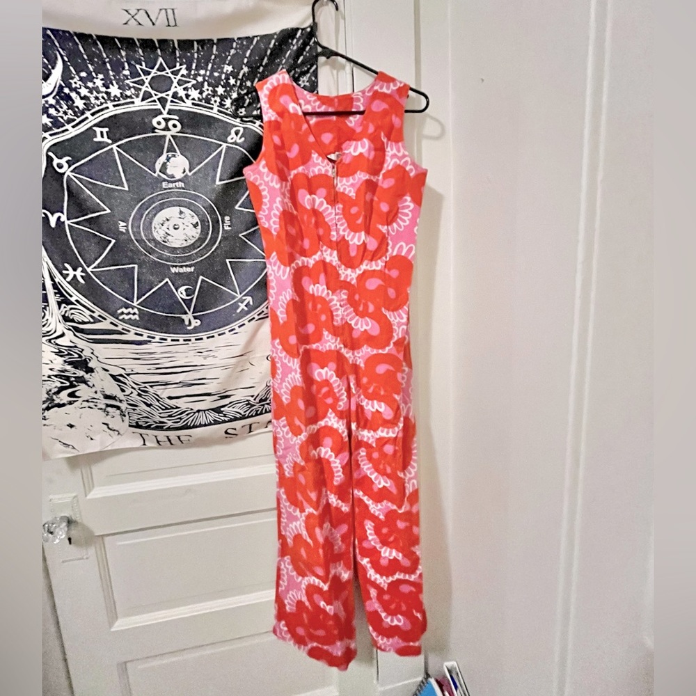 Floral 60s/70s Vintage Women’s Jumpsuit